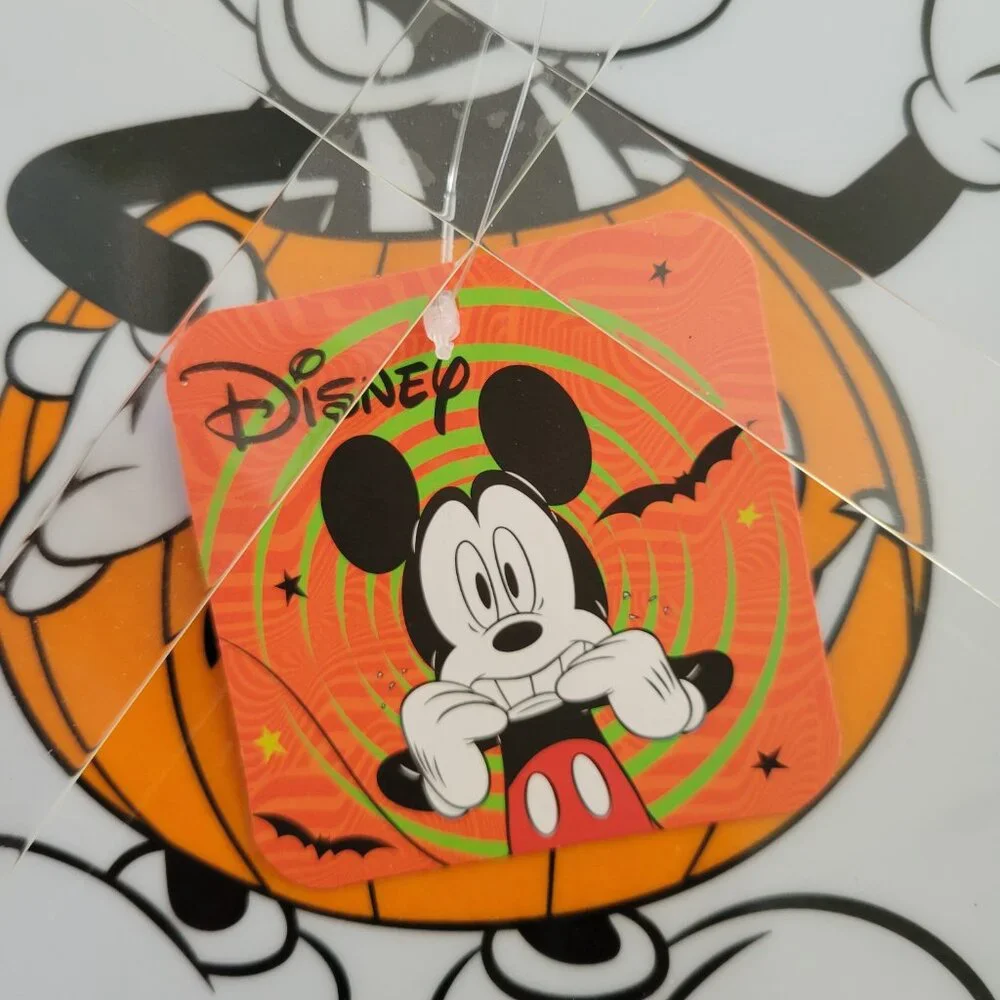 Disney Mickey Pumpkin Halloween Plate Set